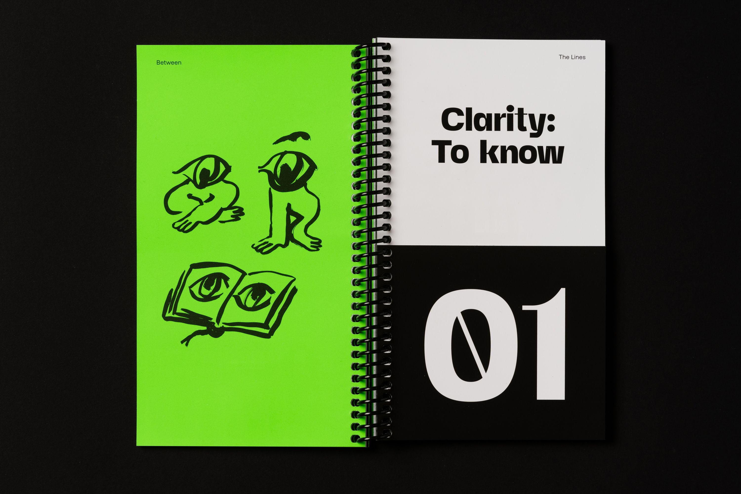 Between The Lines publication designed by Extract