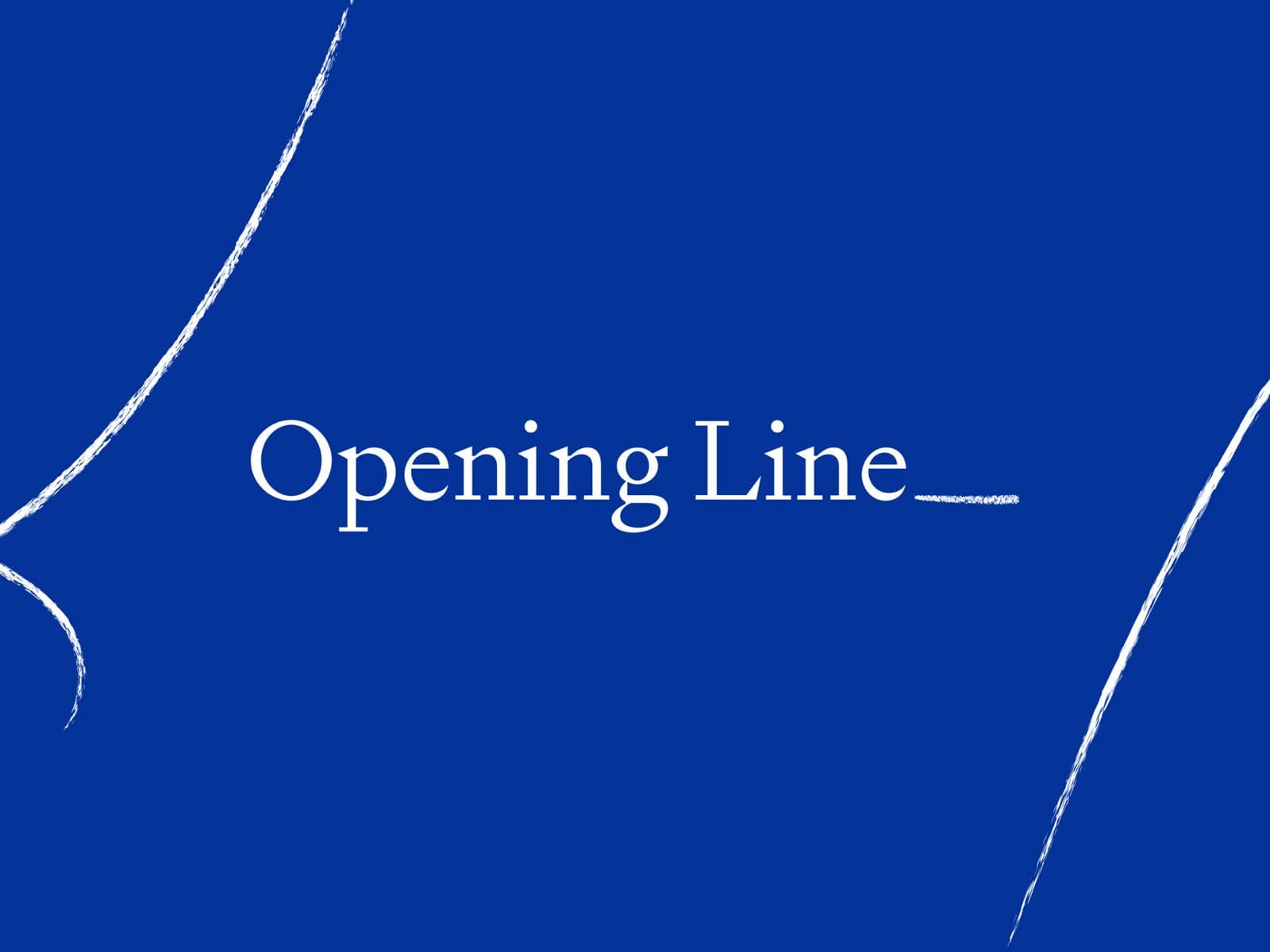 Brand Identity and Website for Copywriting studio Opening Line