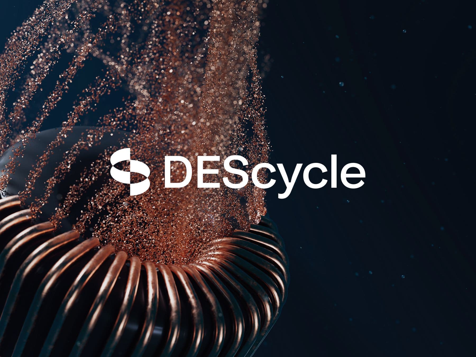 DEScycle visual identity and digital brand system