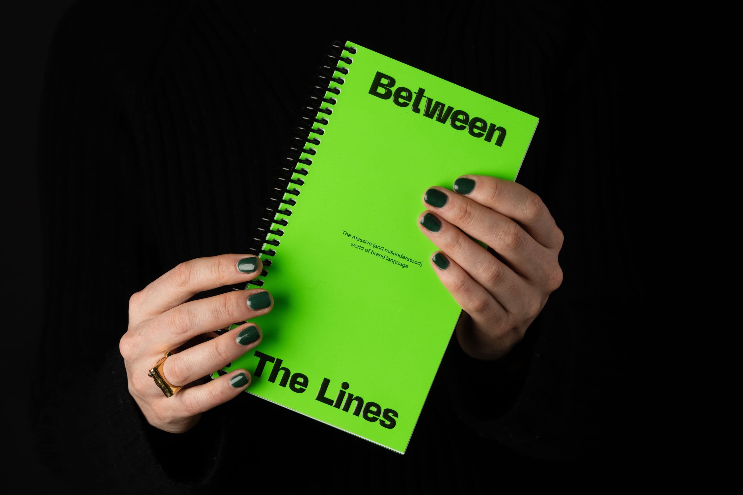 Between The Lines publication designed by Extract